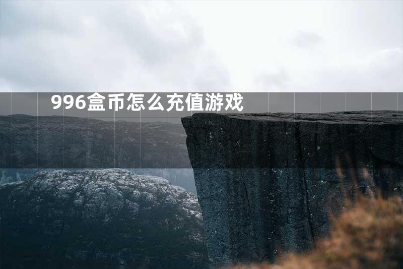 996盒币怎么充值游戏