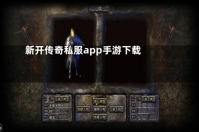 新开传奇私服app手游下载