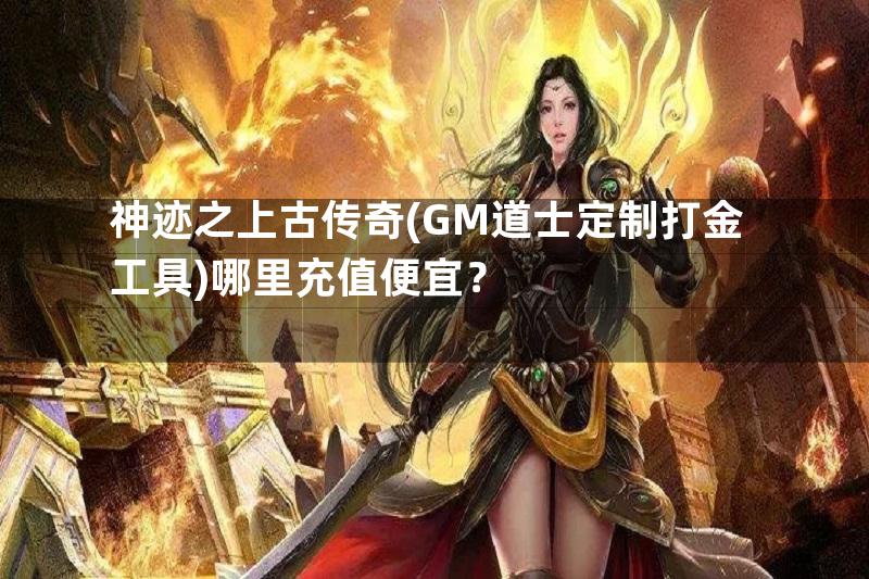 神迹之上古传奇(GM道士定制打金工具)哪里充值便宜？