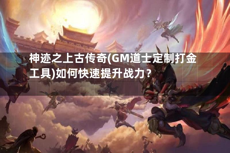 神迹之上古传奇(GM道士定制打金工具)如何快速提升战力？